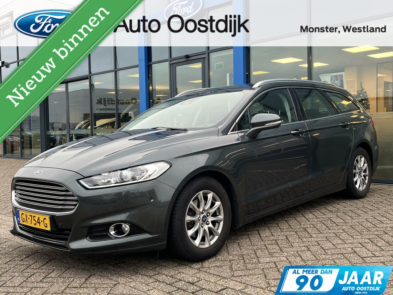 Ford Mondeo Wagon - 1.5 Titanium 160PK Distributieriem Verv. Trekhaak Cruise Navi Climate Voorruitverwarming P - AutoWereld.nl