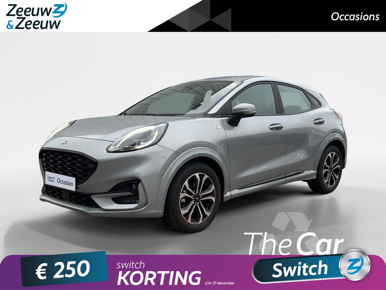 Ford Puma - 1.0 EcoBoost Hybrid ST-Line 125pk automaat | Dealeronderhouden | Stoel- stuur en voorruitv - AutoWereld.nl