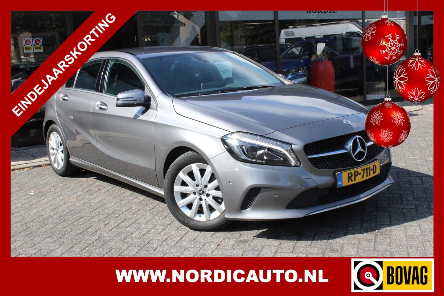 Mercedes-Benz A-klasse - 180 BUSINESS SOLUTION AUTOMAAT/ A-RIJ CAMERA- 1/2 LEDER - NAVIGATIE - AutoWereld.nl