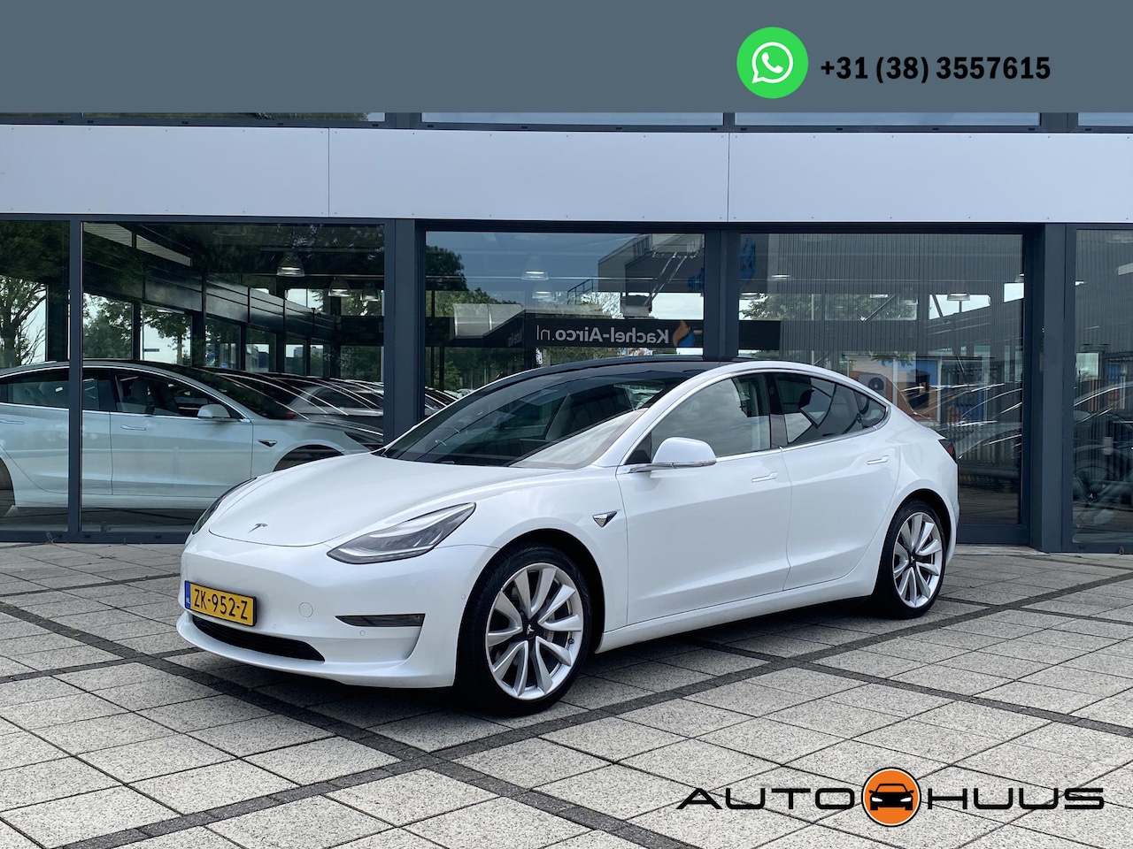 Tesla Model 3 - Range Plus Autopilot Panorama Leder 19inch - AutoWereld.nl