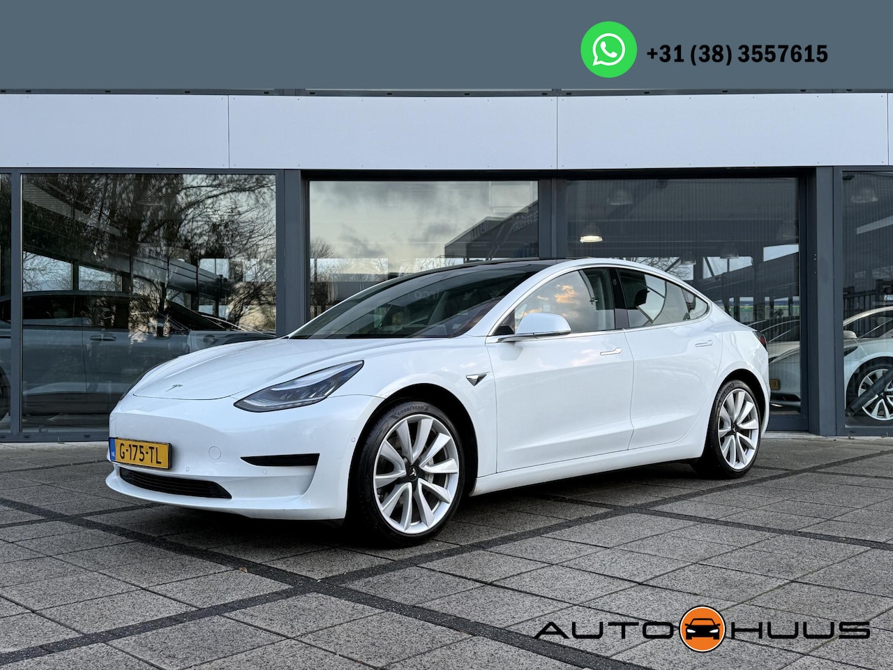 Tesla Model 3 - Range Plus Autopilot Panorama Trekhaak ALU - AutoWereld.nl