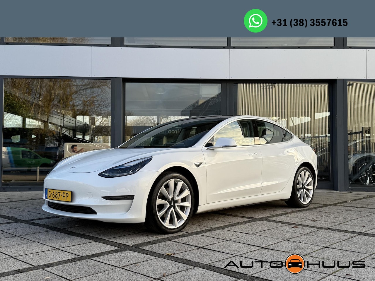 Tesla Model 3 - Long Range RWD Long Range Dual AWD Autopilot Panorama Leder ALU - AutoWereld.nl