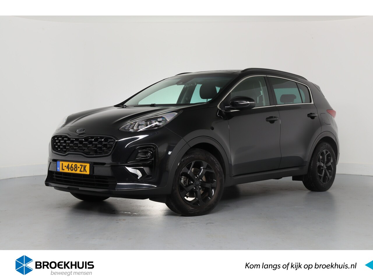 Kia Sportage - 1.6 T-GDI Black Edition | Dealer Onderhouden! | Trekhaak | Pano | JBL | Leder | Navi | LED - AutoWereld.nl