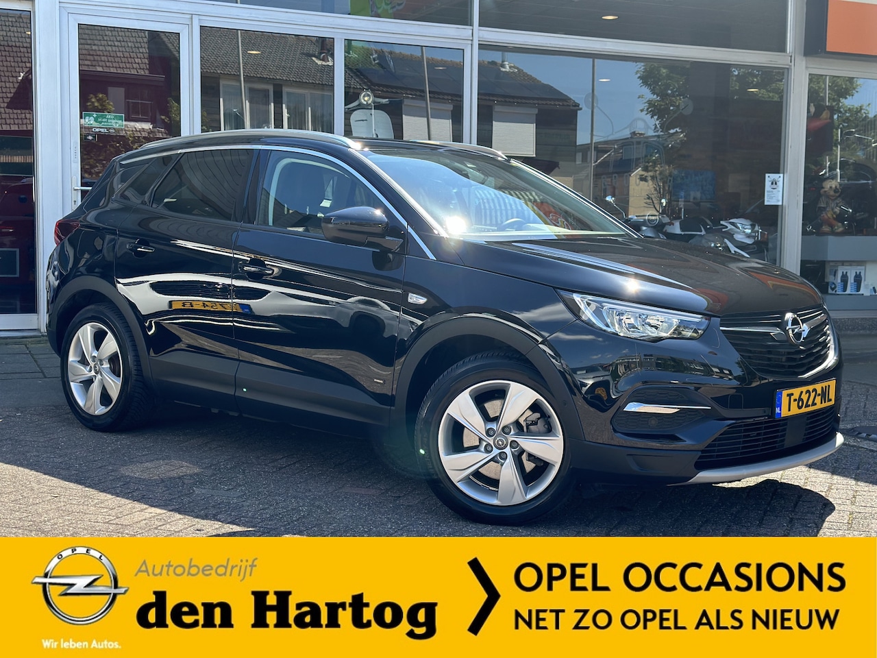 Opel Grandland X - 1.6 Turbo Hybrid Elegance Automaat/Camera/Led/Navi/Tel/Stoelverwarming. - AutoWereld.nl