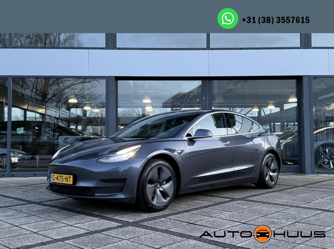 Tesla Model 3 - Range Plus Autopilot Panorama Leder Trekhaak - AutoWereld.nl