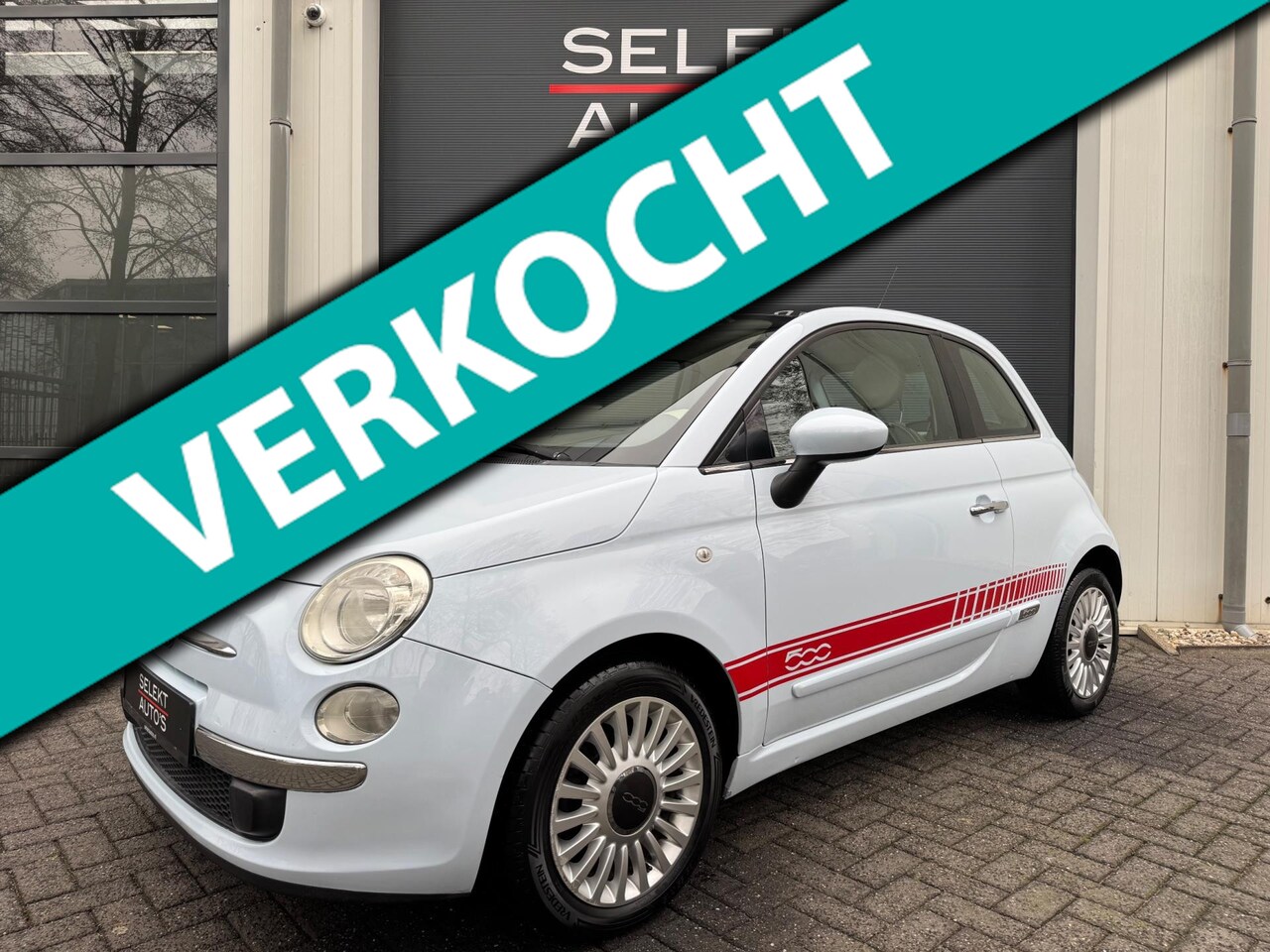 Fiat 500 - 1.2 Lounge NAP Panoramadak/Automaat/Climate/USB/Bluetooth/Elekt Ramen/Elekt Spiegels/Start - AutoWereld.nl