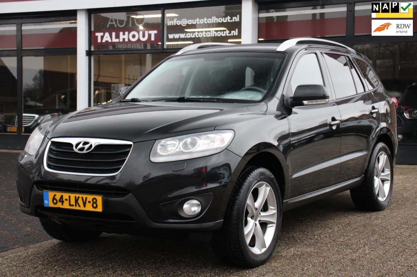 Hyundai Santa Fe - 2.4i CVVT 4WD Style - Automaat - Leder - Navigatie - Trekhaak - Xenon - AutoWereld.nl