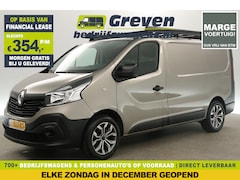 Renault Trafic - 1.6 dCi T27 L1H1 Marge | Ex Schildersbus | Airco Cruise Imperiaal PDC Navi 3 Persoons 17"L