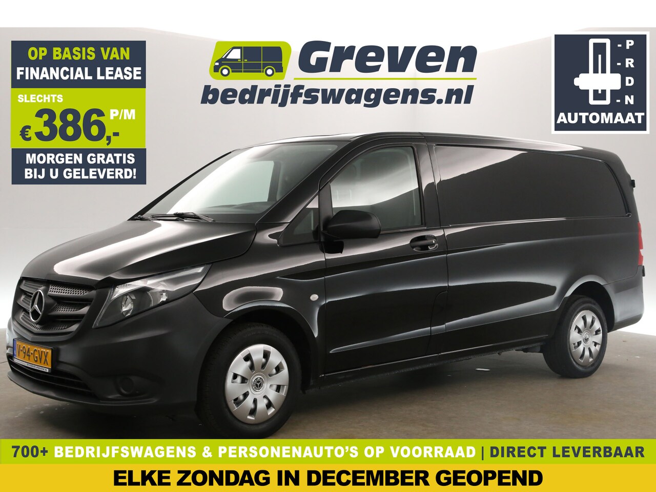 Mercedes-Benz Vito - 114 CDI Lang Automaat Airco Cruise 3 Persoons Elektrpakket Schuifdeur - AutoWereld.nl