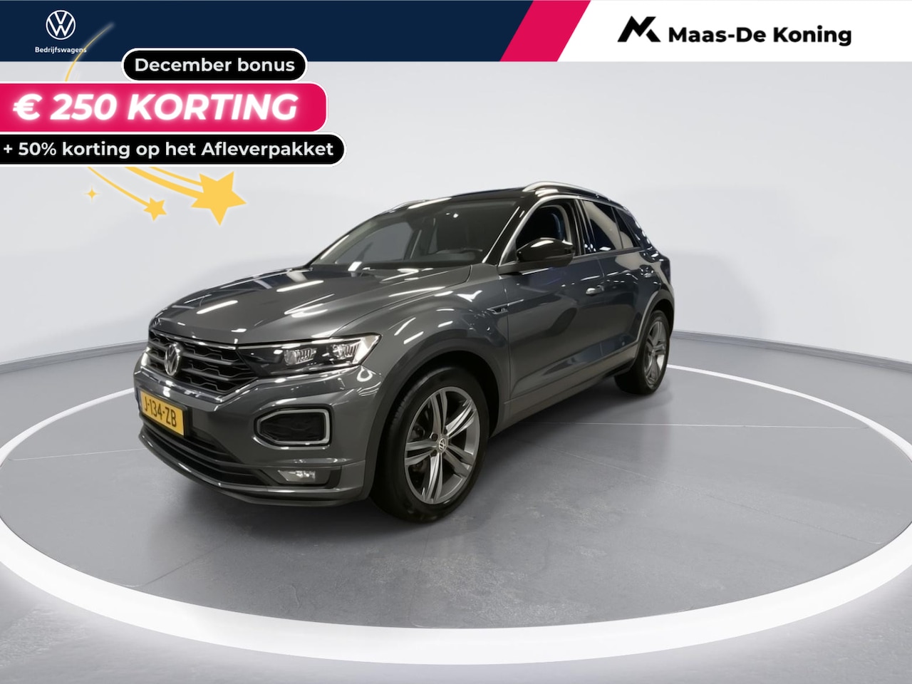 Volkswagen T-Roc - 1.5 TSI 150pk DSG Sport Business R | Panoramadak | Achteruitrijcamera | Apple Carplay | St - AutoWereld.nl