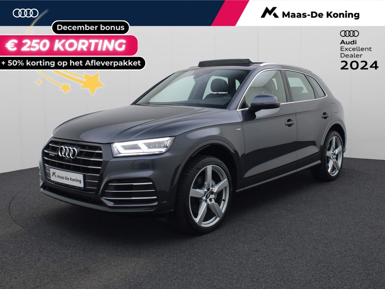 Audi Q5 - 55 TFSIe 270kW/367PK S Line · Panoramadak · Parkeersensoren + Rondom zichtcamera · Drive s - AutoWereld.nl