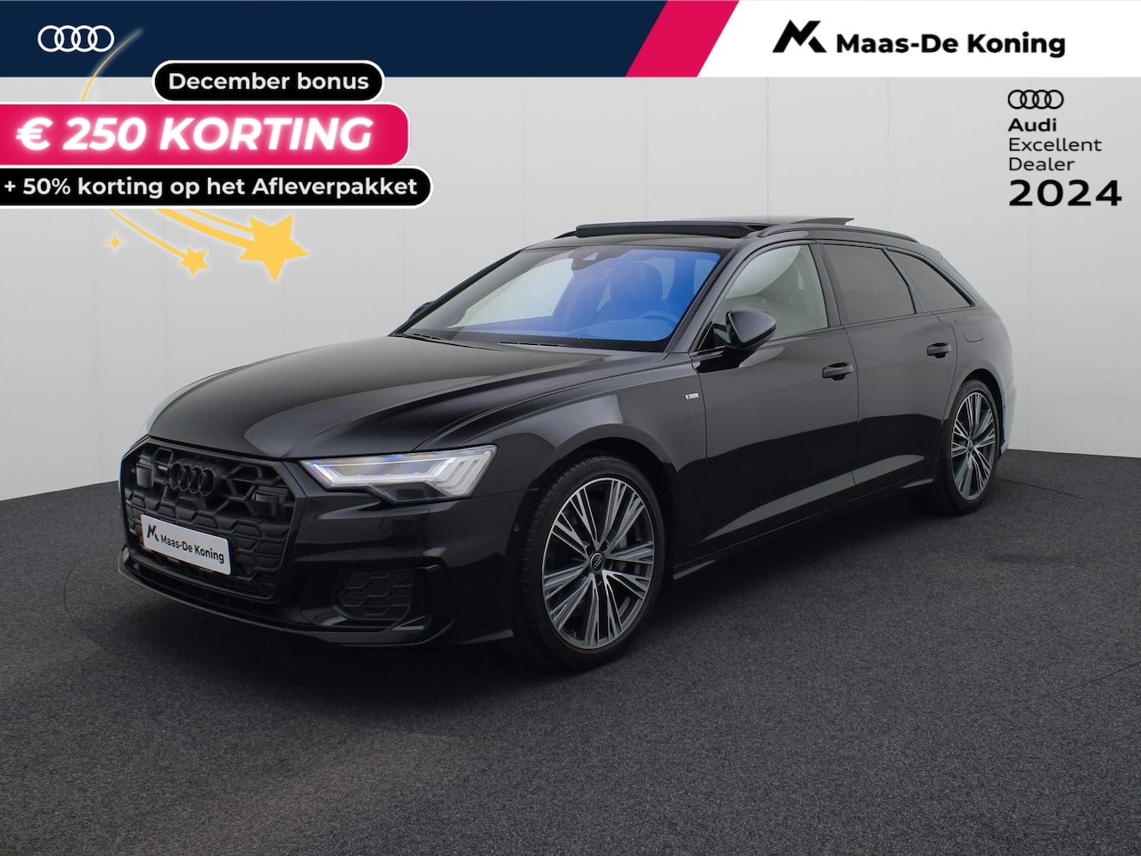 Audi A6 Avant - 55 TFSIe 270kW/367PK quattro S Line · Panoramadak · Trekhaak · Drive select · Garantie tot - AutoWereld.nl