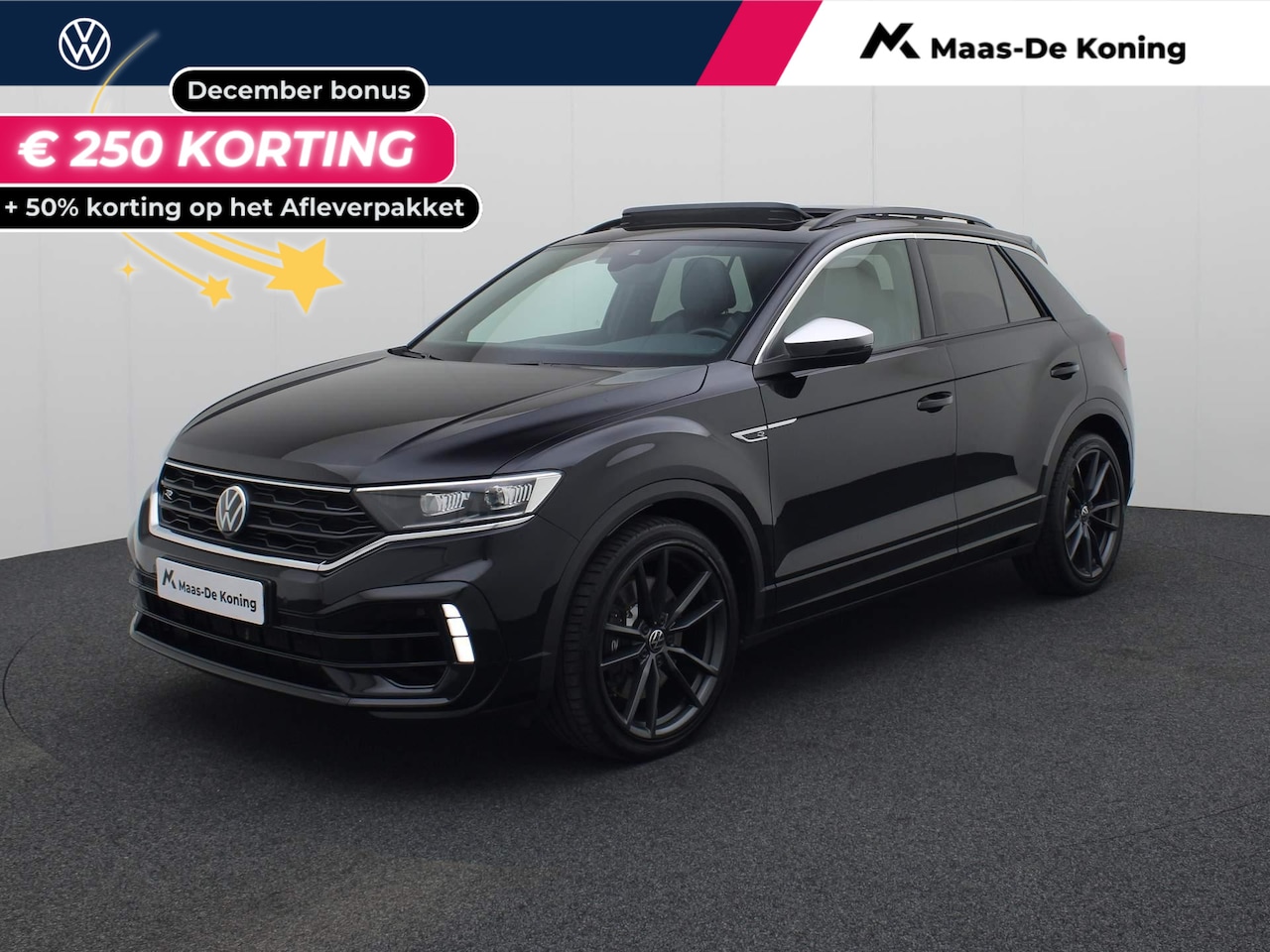 Volkswagen T-Roc - 2.0TSI/300PK 4Motion R Line Executive DSG · Panoramadak · App connect · Parkeersensoren + - AutoWereld.nl