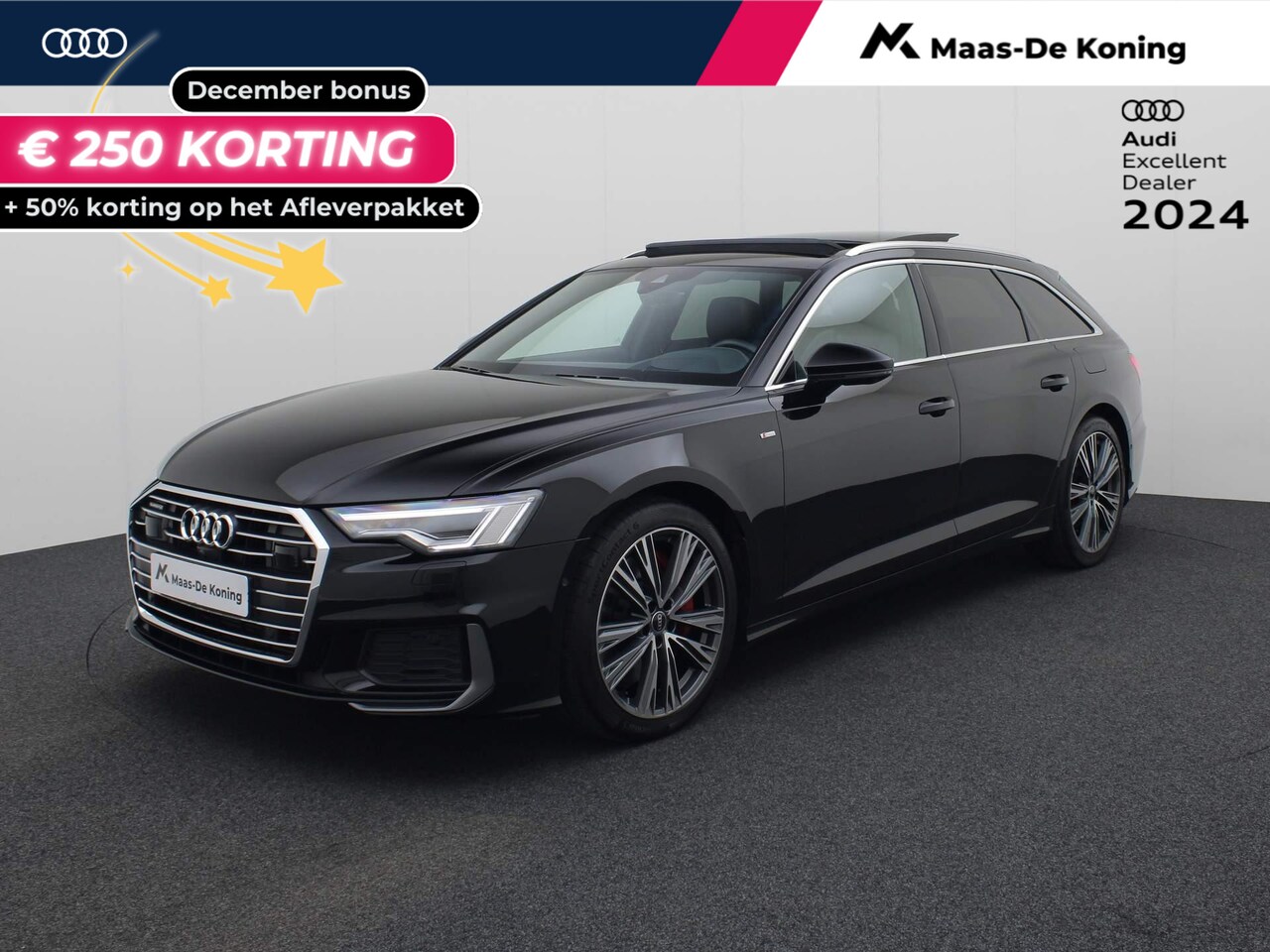 Audi A6 Avant - 55 TFSIe 270kW/367PK S Line · Panoramadak · Leder · Trekhaak - AutoWereld.nl