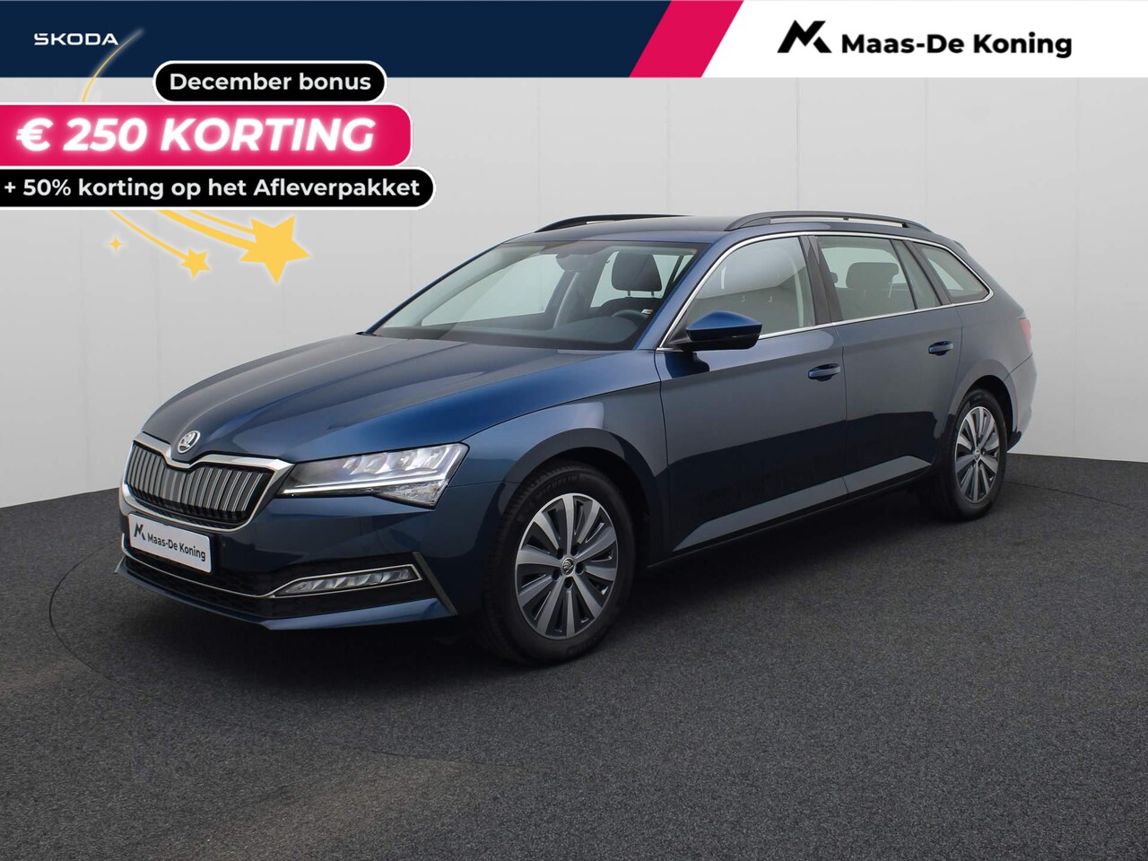 Skoda Superb Combi - 1.4TSIiV 160kW/218PK Business Edition DSG · Navigatie · Stoel-&stuurverwarming · Parkeerse - AutoWereld.nl