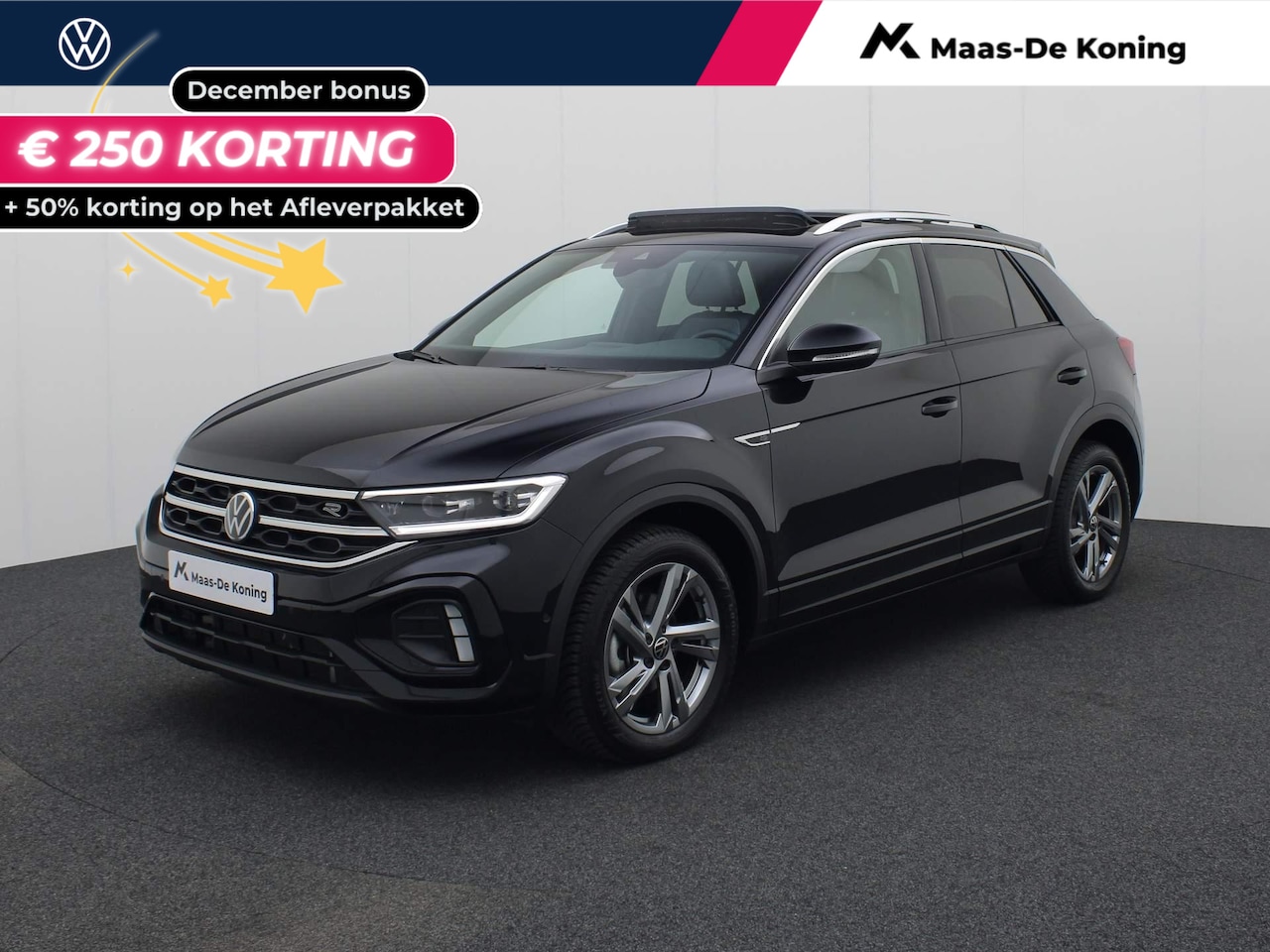 Volkswagen T-Roc - 1.5TSI/150pk R-Line DSG · Panoramadak · Navigatie · Parkeersensoren + camera · Garantie to - AutoWereld.nl