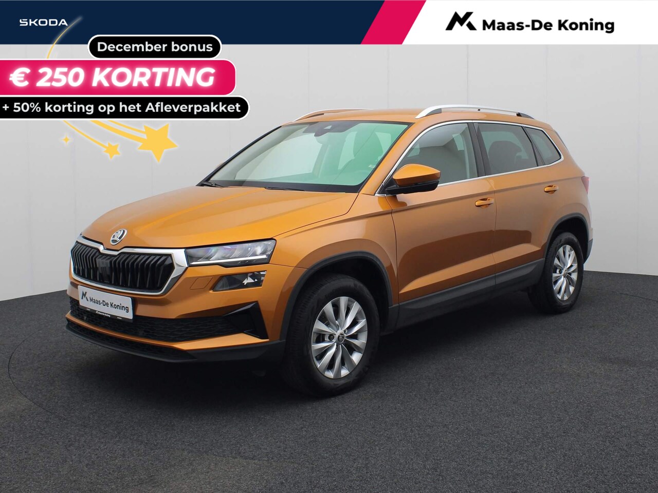 Skoda Karoq - 1.5TSI/150PK ACT Ambition DSG · App connect · Zittingen- & stuurverwarming · Parkeersensor - AutoWereld.nl