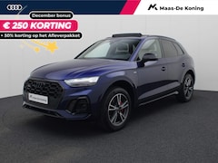 Audi Q5 - 50 TFSIe 220kW/299PK S Line quattro · Panoramadak · Drive select · Leder/stof · Stoel-& st