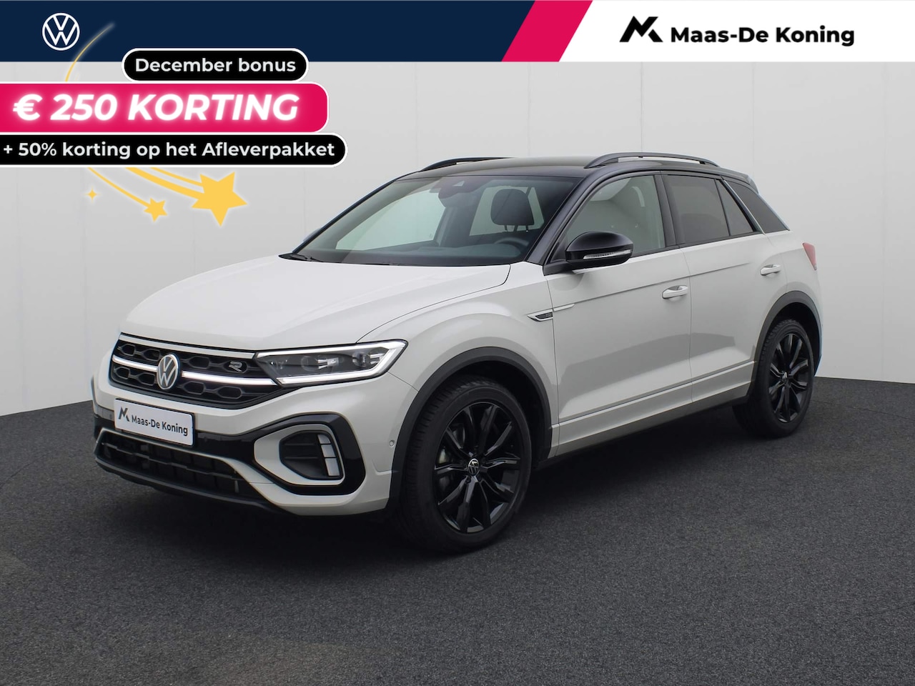 Volkswagen T-Roc - 1.5TSI/150PK R-Line Blackstyle DSG · Navigatie · Massagefunctie · Parkeersensoren + camera - AutoWereld.nl