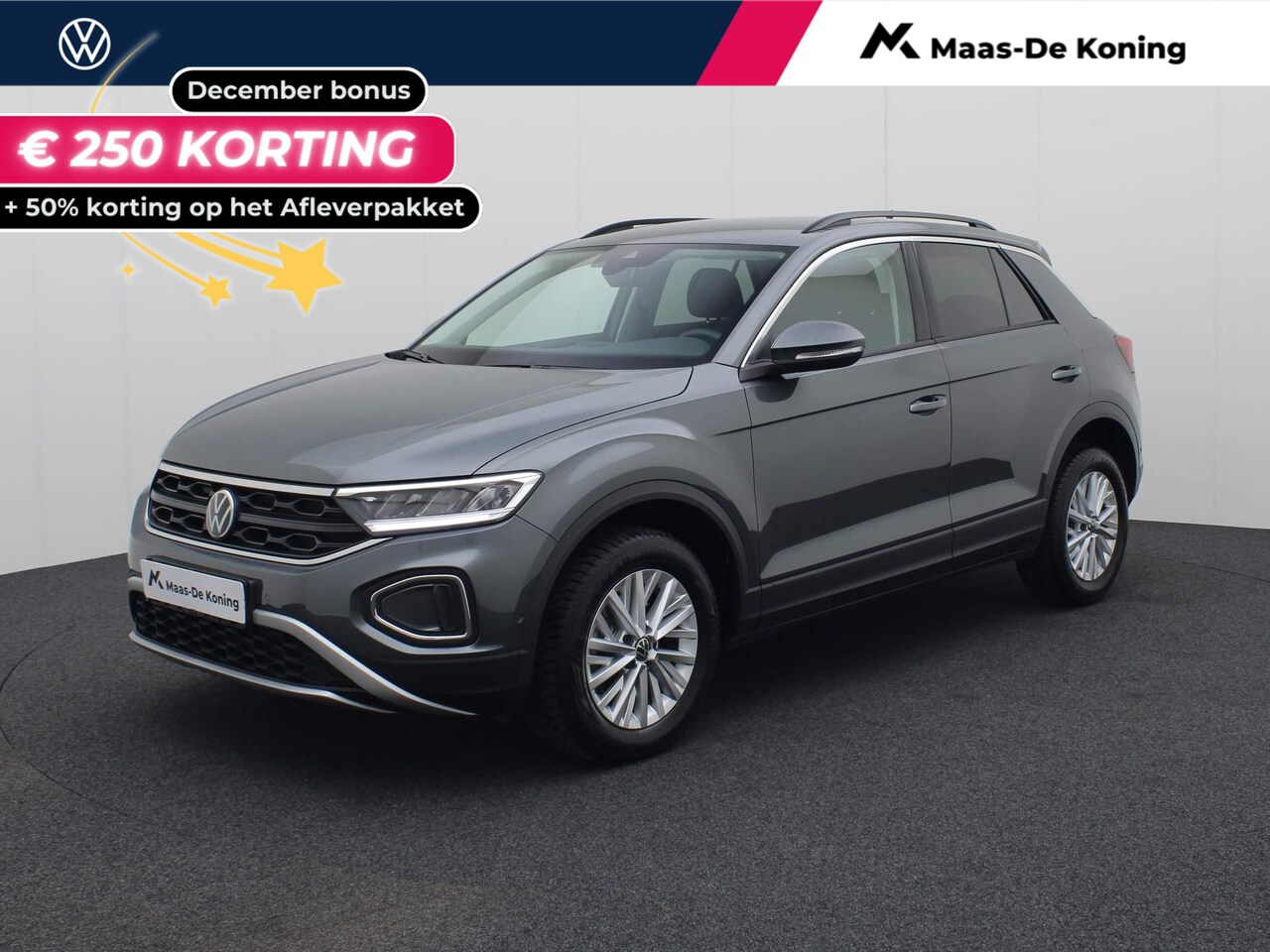 Volkswagen T-Roc - 1.0TSI/110PK Life · Navigatie · Stoelverwarming · Parkeersensoren · Garantie tot januari 2 - AutoWereld.nl