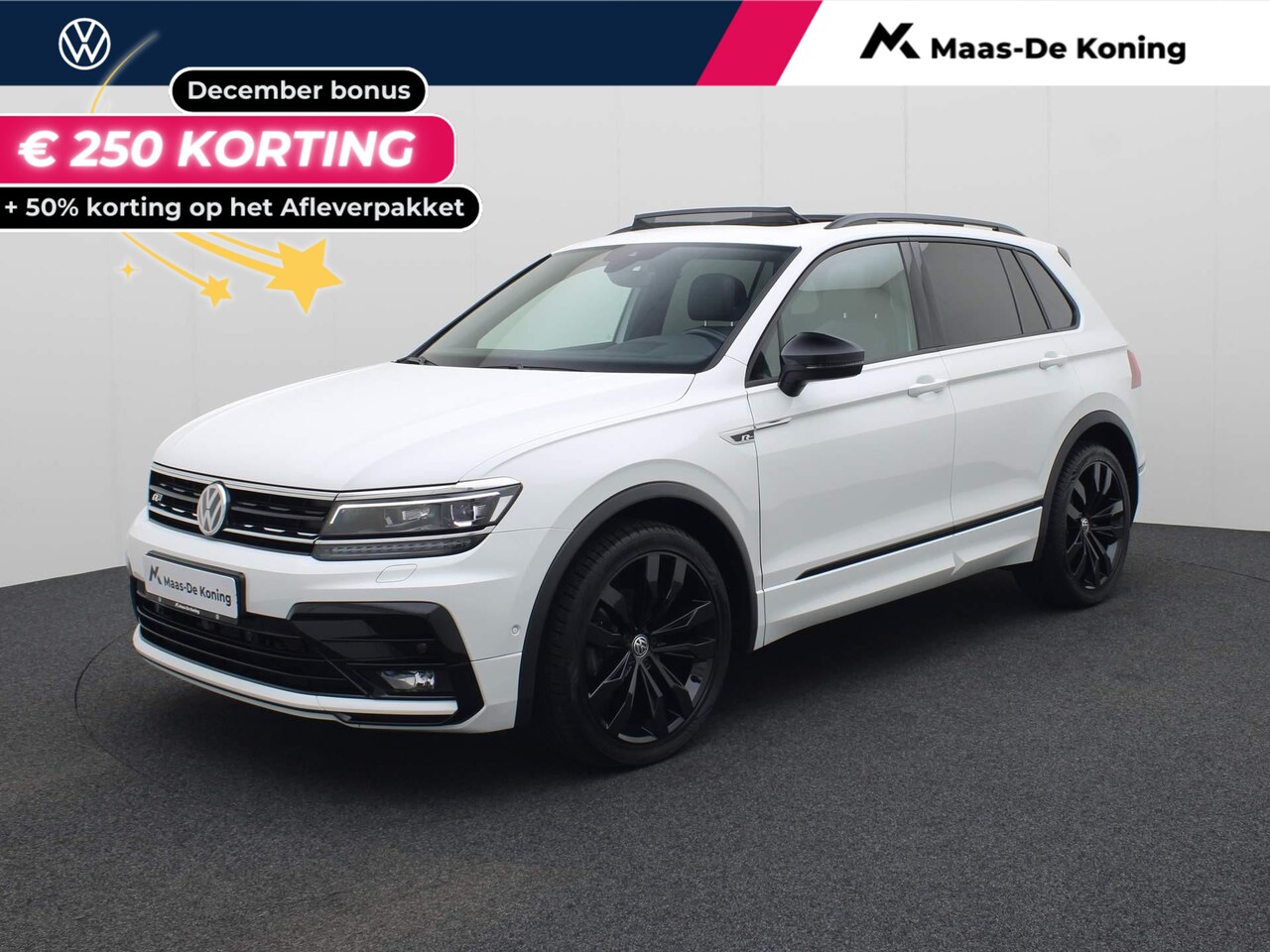 Volkswagen Tiguan - 1.5TSI/150PK R Line Blackstyle DSG · Panoramadak · Parkeersensoren + Camera · Stoelverwarm - AutoWereld.nl