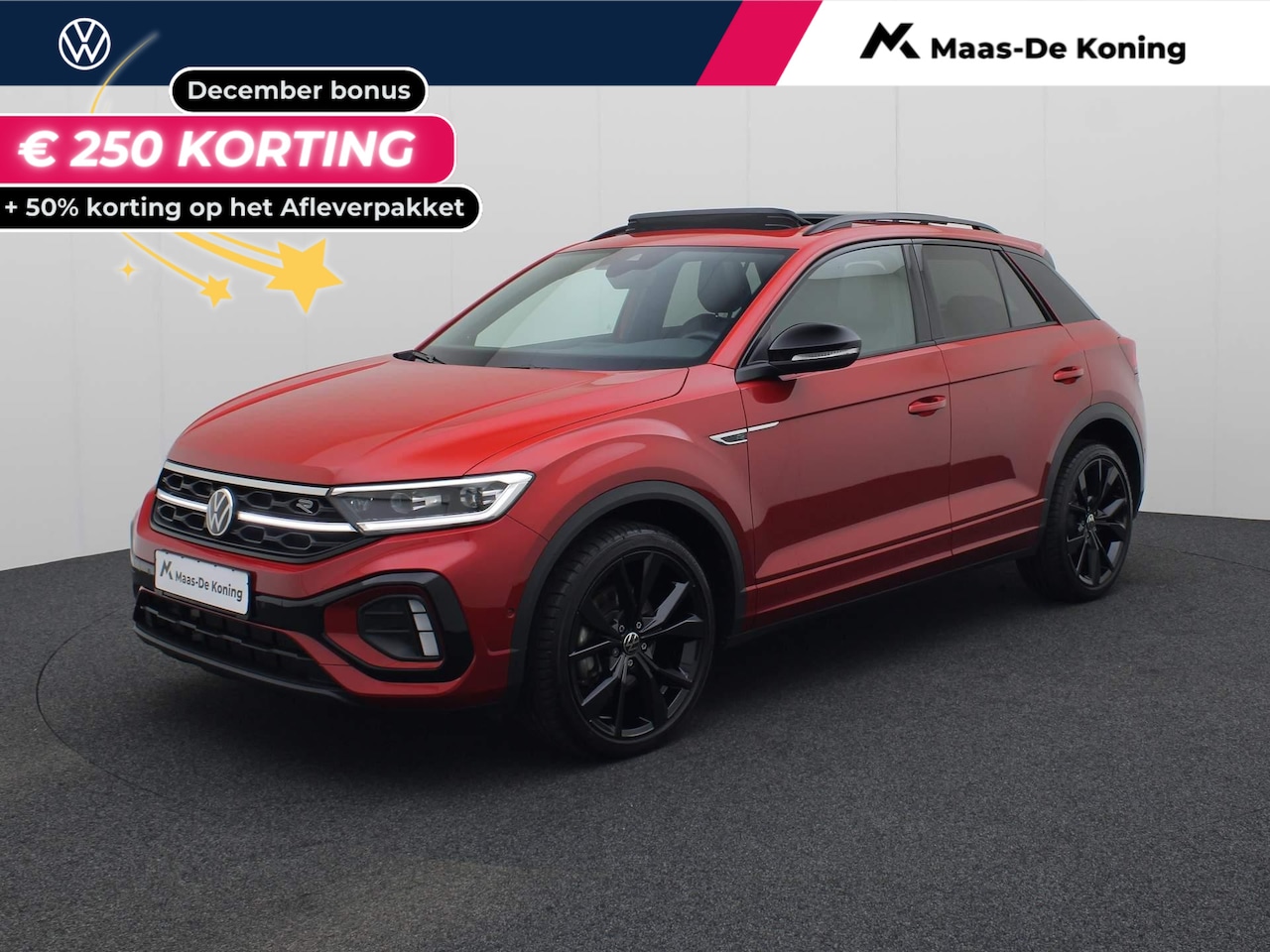 Volkswagen T-Roc - 1.5TSI/150PK R-Line Blackstylke DSG · Panoramadak · Camera · Navi · Stoelverwarming - AutoWereld.nl