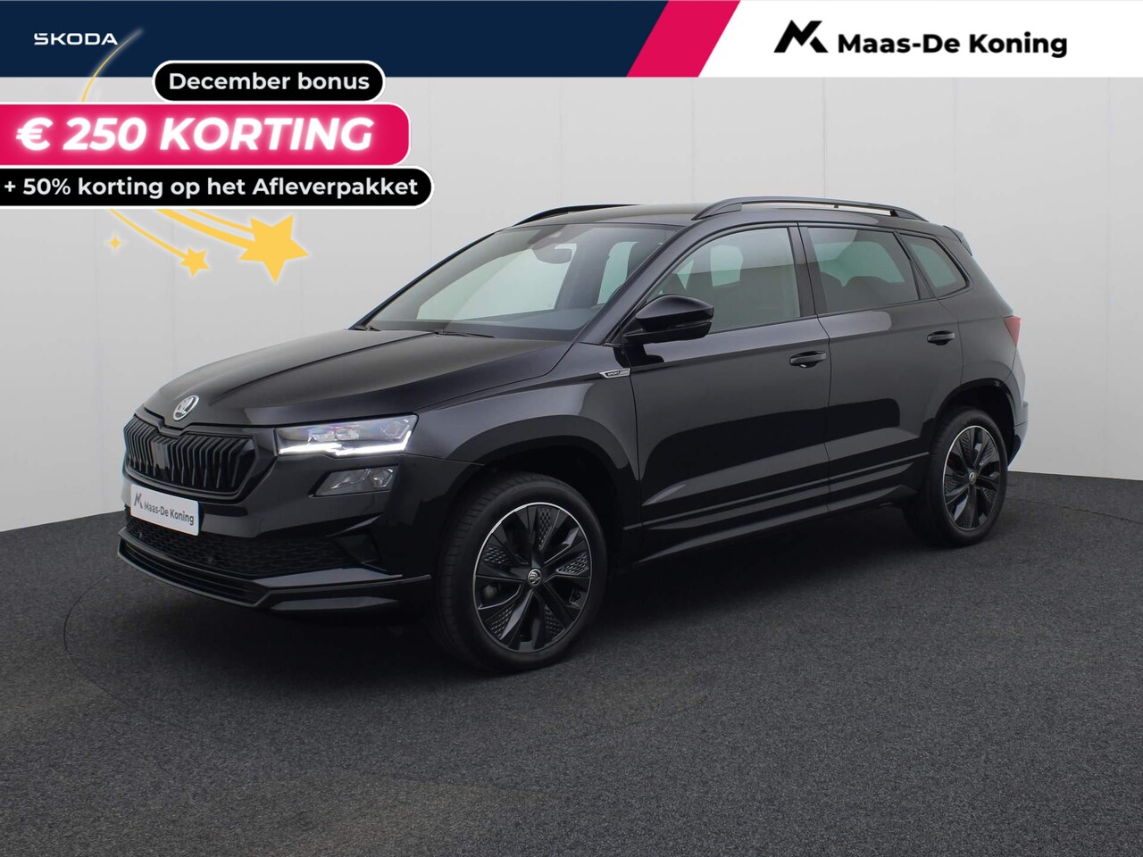 Skoda Karoq - 1.5TSI/150PK ACT Sportline · Parkeersensoren + Camera · Matrix-LED · Lane assist · Garanti - AutoWereld.nl