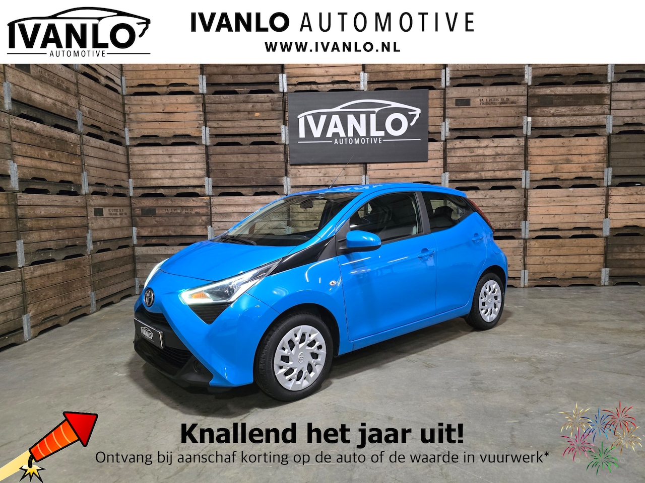 Toyota Aygo - 1.0 VVT-i x-play Navigatie camera Automaat Airconditioning - AutoWereld.nl