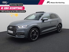 Audi Q5 - 50 TFSIe 270kW/367PK quattro S Line · Panoramadak · Trekhaak · Parkeersensoren + Rondom zi