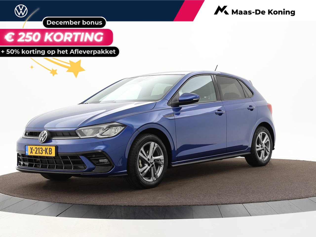 Volkswagen Polo - 1.0 Tsi / 95pk DSG R-Line · ACC · Keyless · Camera · Navi · App-Connect · P-Sensoren · 16' - AutoWereld.nl