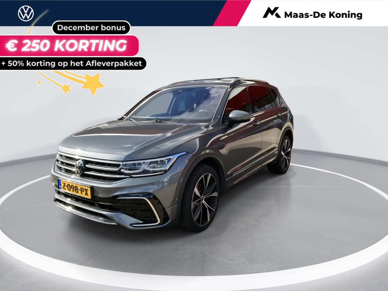 Volkswagen Tiguan Allspace - 1.5 TSI 150pk DSG R-Line Business 7p. · Camera · Keyless · Matrix LED · Inklap. Trekhaak · - AutoWereld.nl