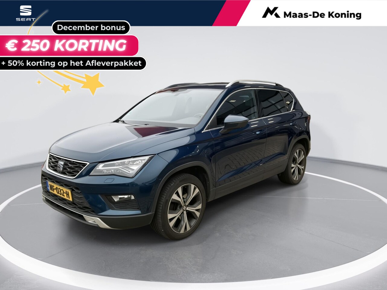 Seat Ateca - 1.4 EcoTSI 150pk Xcellence · Panoramadak · Camera · Keyless · Inklap. Trekhaak · Stoelverw - AutoWereld.nl