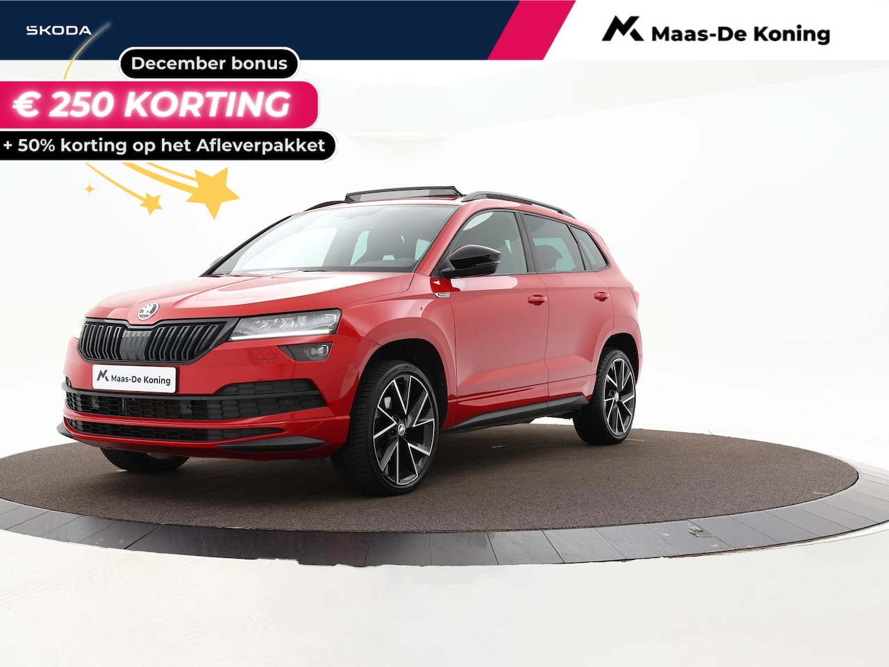 Skoda Karoq - 1.5 Tsi 150pk DSG ACT Sportline Business · Panoramadak · ACC · Keyless · Camera · P-Sensor - AutoWereld.nl