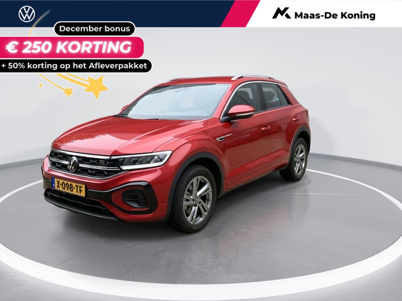 Volkswagen T-Roc - 1.5 Tsi 150pk DSG R-Line · ACC · DAB · P-Sensoren · Park Assist · Navi · 17'' Inch · Garan - AutoWereld.nl