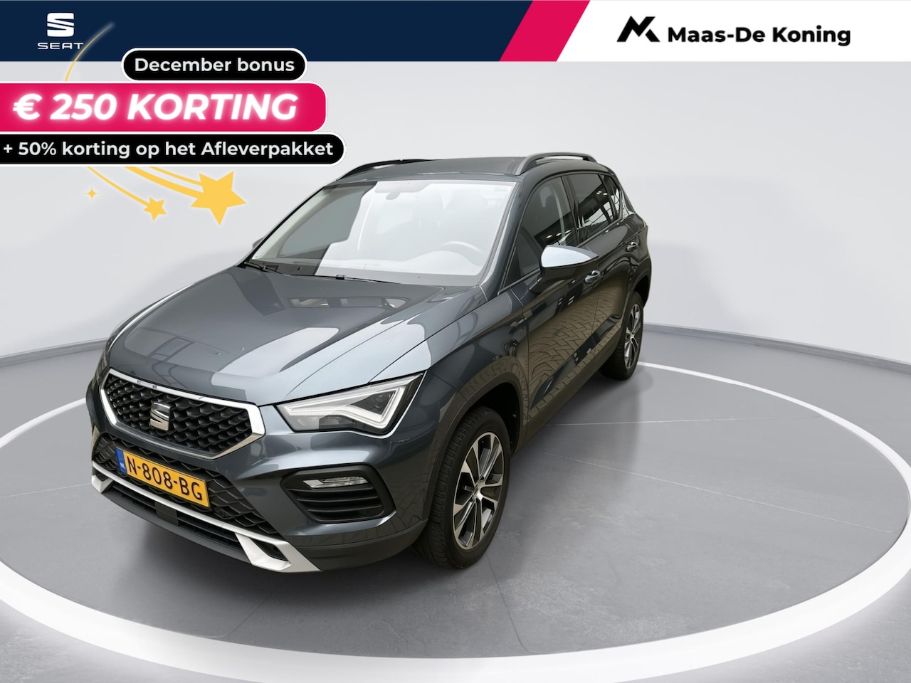 Seat Ateca - 1.5 Tsi 150pk DSG Style Business Intense · Climatronic · Camera · P-Sensoren · Navi · Mirr - AutoWereld.nl