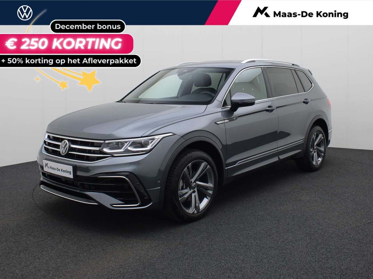 Volkswagen Tiguan Allspace - 1.5 TSI 150pk DSG R-Line Business 7p. | ACC | App-Connect | Navi | 7 Pers. | Camera | Trek - AutoWereld.nl