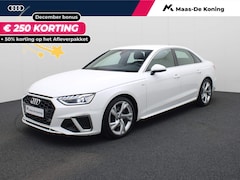 Audi A4 Limousine - 35 TFSI/150PK S Line · Navigatie · Leder/stof · Parkeersensoren ·