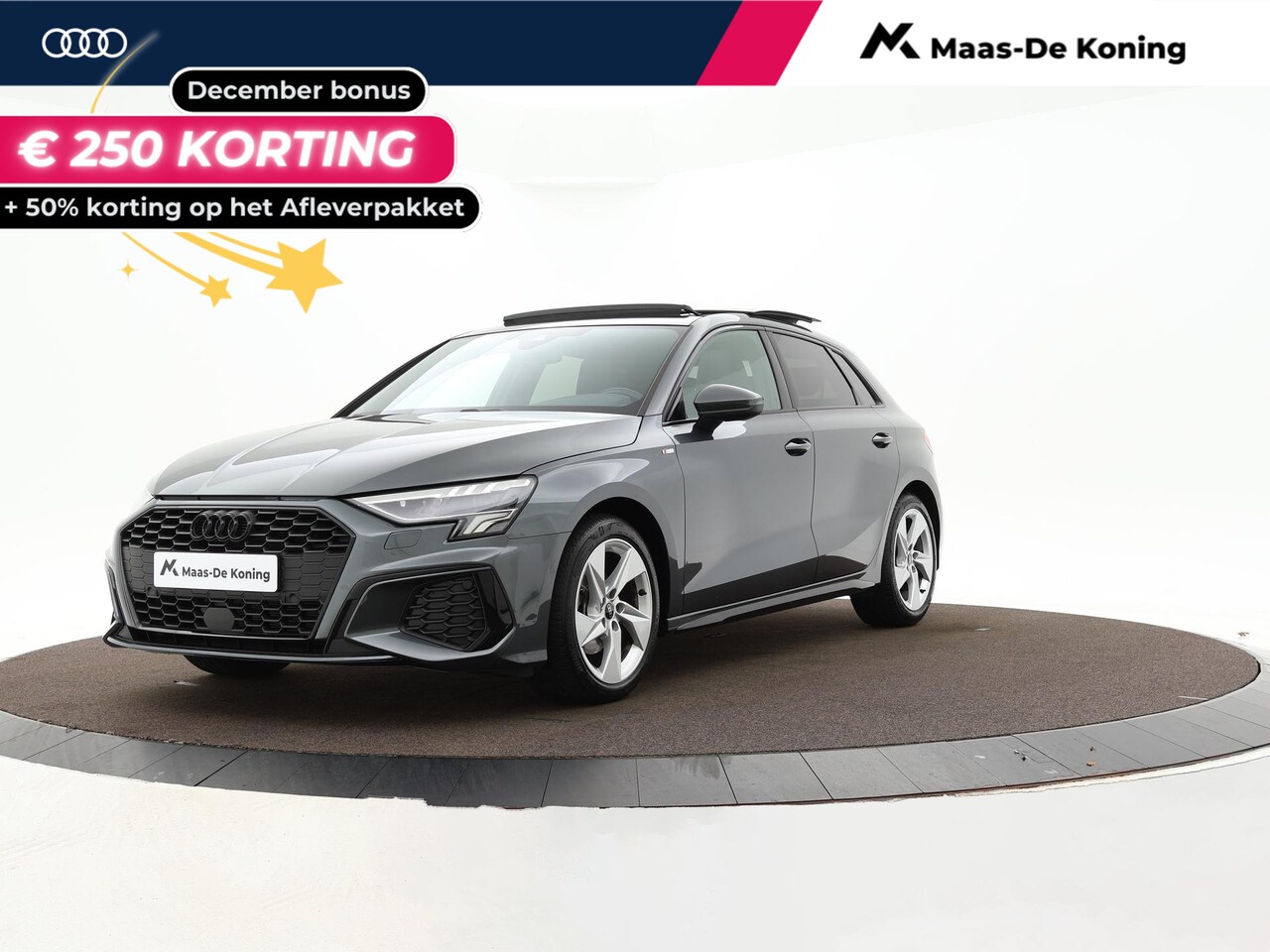 Audi A3 Sportback - 35 Tfsi 150pk S-tronic S edition · ACC · Panoramadak · Camera · B&O 3D · P-Sensoren · 17'' - AutoWereld.nl