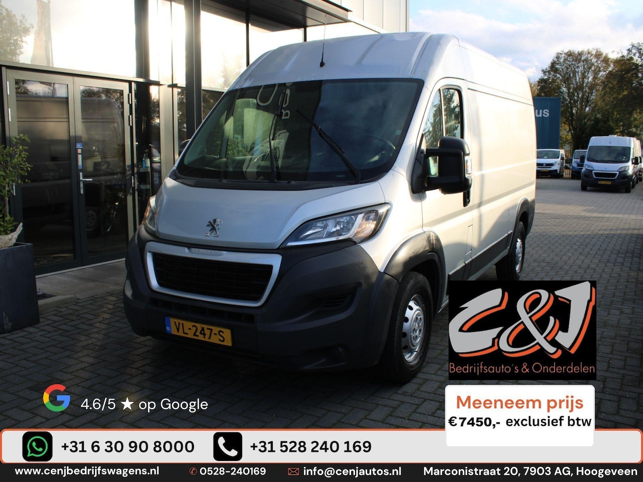 Peugeot Boxer - 435 2.2 HDI L2H2 XR airco cruise elek pakket 7450,- ex btw - AutoWereld.nl