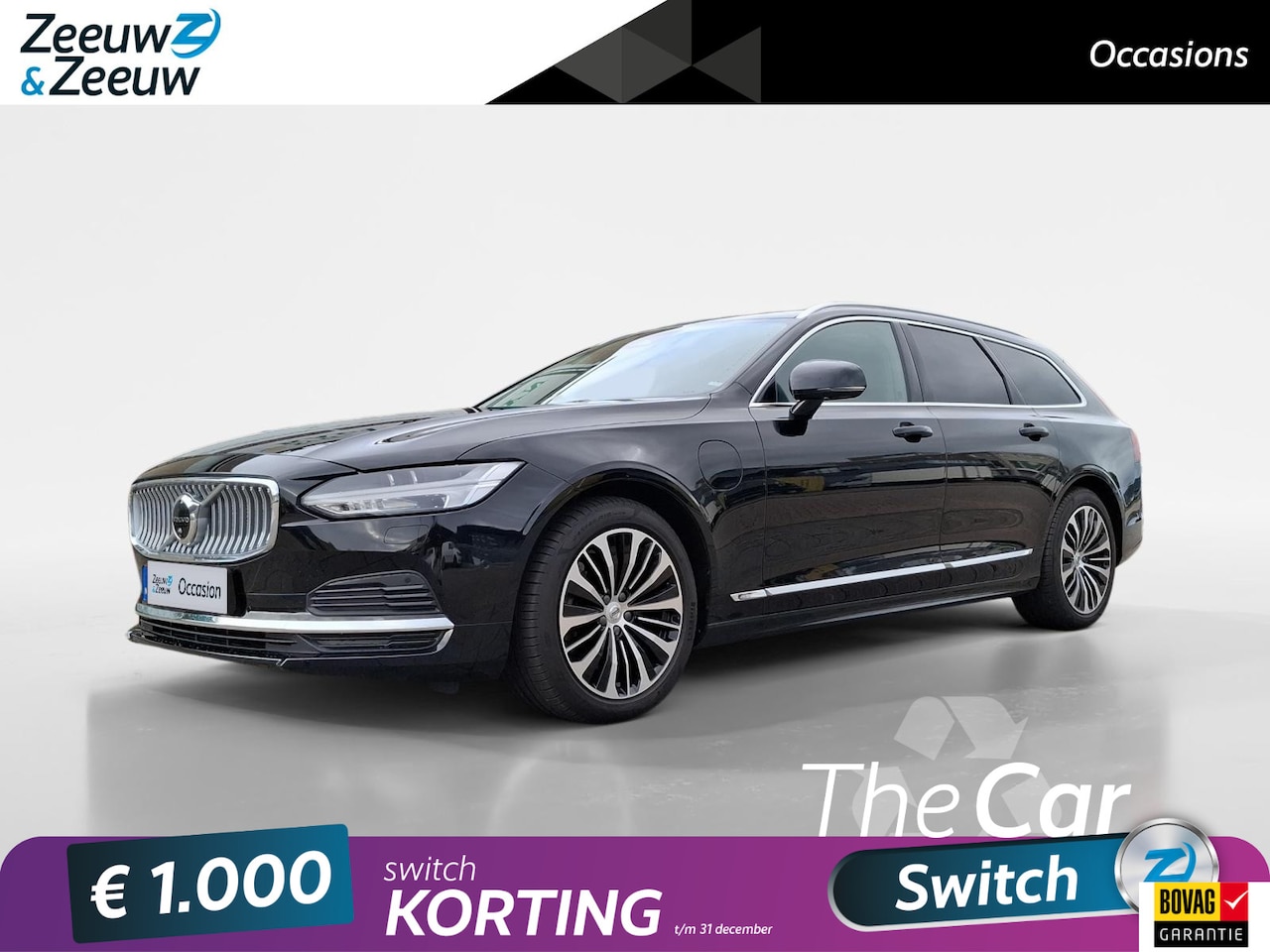 Volvo V90 - 2.0 T6 Plug-in hybrid AWD Plus Bright - AutoWereld.nl