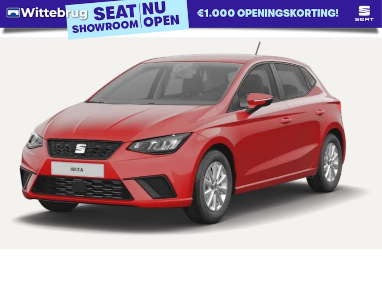 Seat Ibiza - 1.0 EcoTSI Style 15 inch lichtmetalen velgen / Cruise Control / Apple CarPlay™ & Android A - AutoWereld.nl