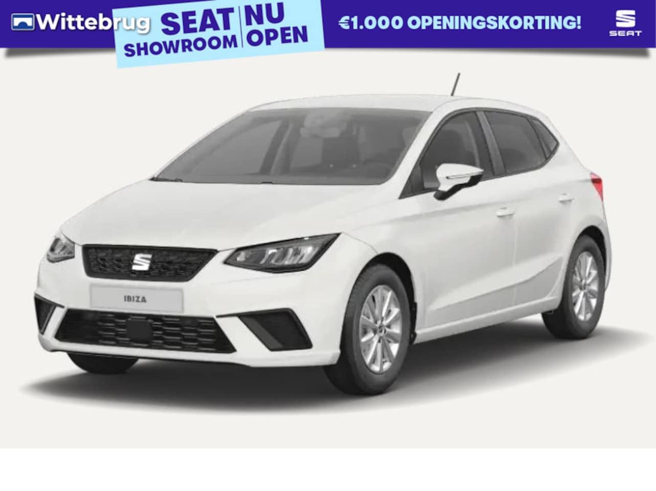 Seat Ibiza - 1.0 EcoTSI Style 15 inch lichtmetalen velgen / Cruise Control / Apple CarPlay™ & Android A - AutoWereld.nl