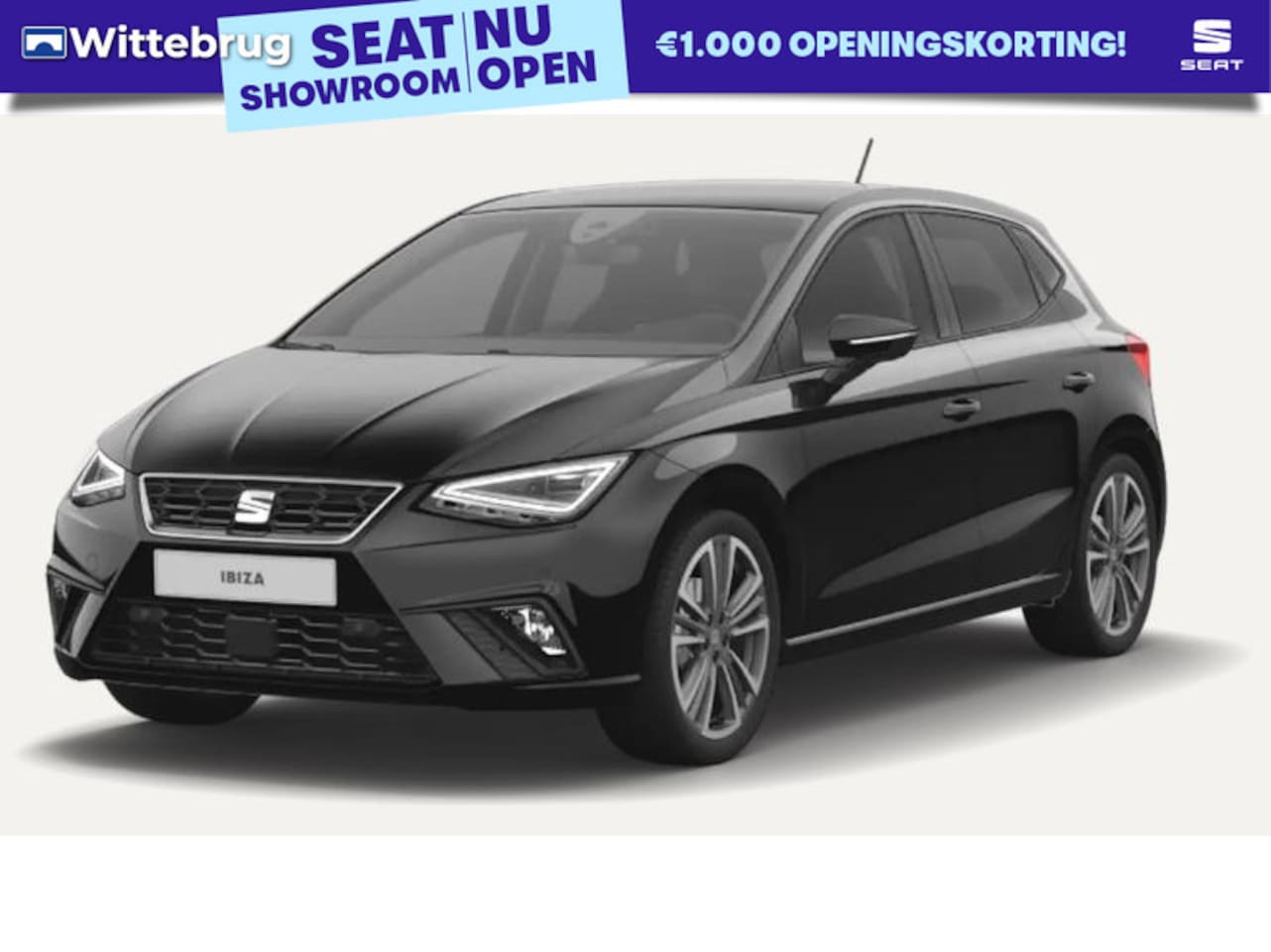 Seat Ibiza - 1.0 EcoTSI FR Anniversary 18 inch lichtmetalen velgen / Airconditioning automatisch / Park - AutoWereld.nl