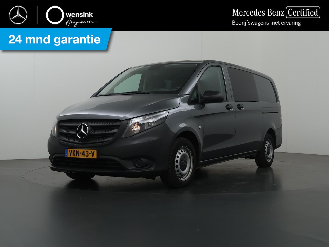 Mercedes-Benz Vito - 114 CDI Aut. | L2 Lang | DC Comfort | Schuifdeur L+R | Lederen bekleding | Trekhaak | Park - AutoWereld.nl