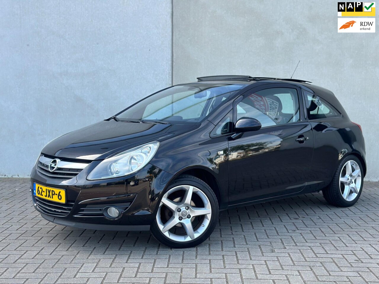 Opel Corsa - 1.4-16V Sport 1.4-16V Sport, PANO, ECC, Trekhaak - AutoWereld.nl