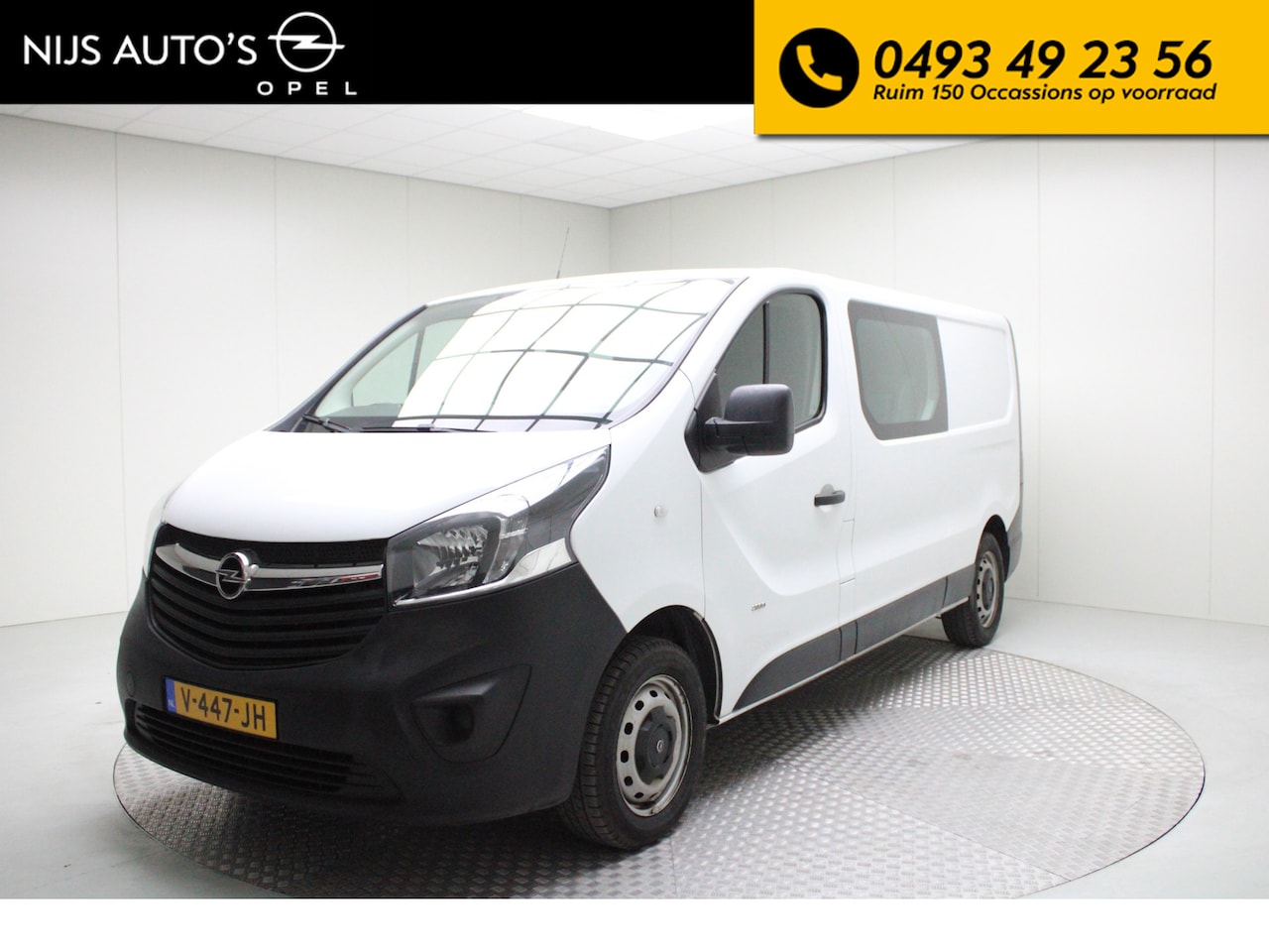 Opel Vivaro - 1.6 CDTI L2H1 DC | Trekhaak | Airco | Cruise control | Navi full map | Pdc achter | Blueto - AutoWereld.nl