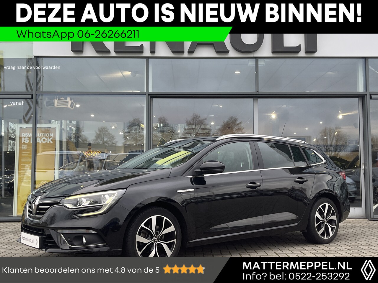 Renault Mégane Estate - 1.3 TCe Bose | Trekhaak | NL Auto | Automatisch Parkeren | Climate Control - AutoWereld.nl