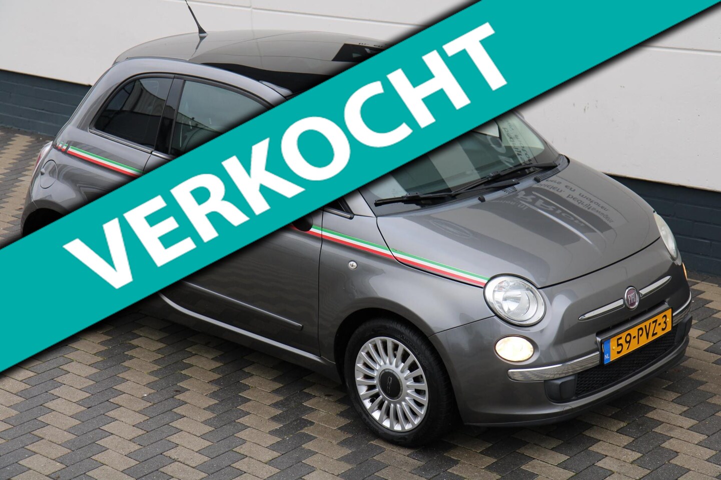 Fiat 500 - 0.9 TwinAir 86PK Lounge Panoramadak Airco LMV NAP !! - AutoWereld.nl