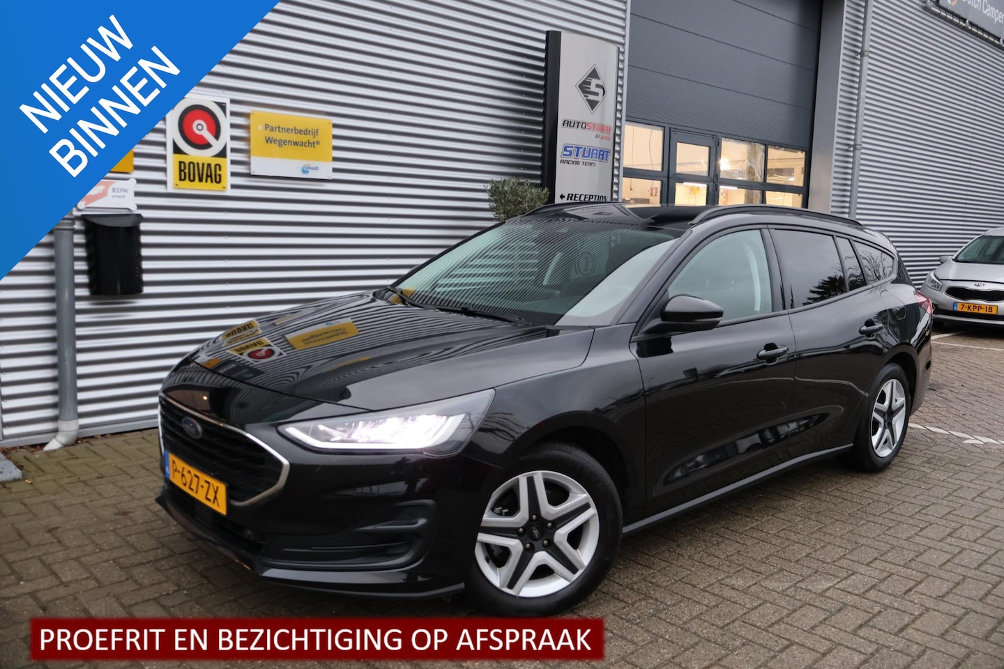 Ford Focus Wagon - 1.0 EcoBoost Hybrid 125pk|Navie|LED|Fourseason-banden|NL-Auto|1e-Eigenaar|Voledige Histori - AutoWereld.nl