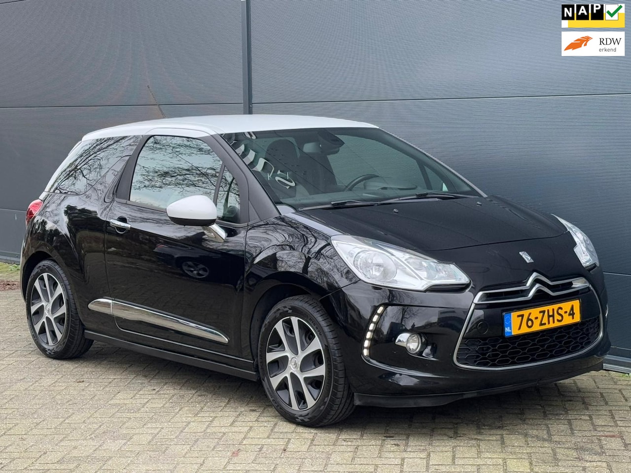 Citroën DS3 - 1.2 VTi So Chic LEER NAVI LED CRUISE-CONTROL NAP STOELVERW. BOEKJES - AutoWereld.nl